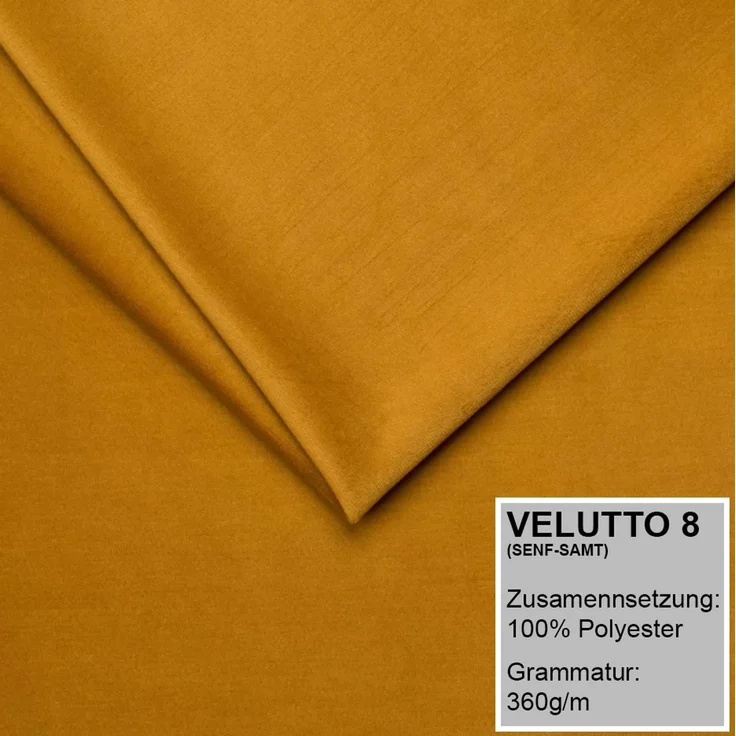 Polsterbett MAROKO 180x200 mit Matratze, Bettkasten und Lattenrost. Farbe: Senf 8 – Bild 4