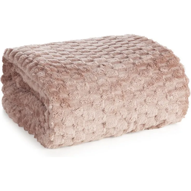 Wohndecke CINDY/6, Design91, Tolle Struktur, Waffelmuster, Weich, Karierte Decke, Karomuster