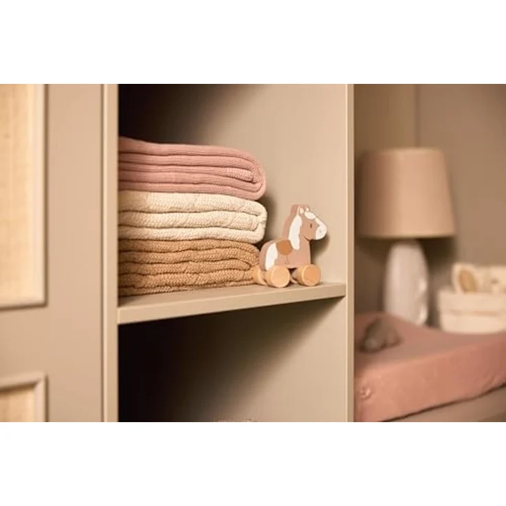 Jollein Check Knit Babydecke 75 x 100 cm - Oatmeal – Bild 7