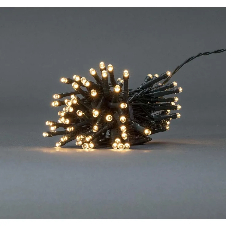 Weihnachtsbeleuchtung | Schnur | 48 LED's | Warmweiss | 3.60 m | Lichteffekte: 7 | Innen- und Aussenbereich | Batteriebetrieben