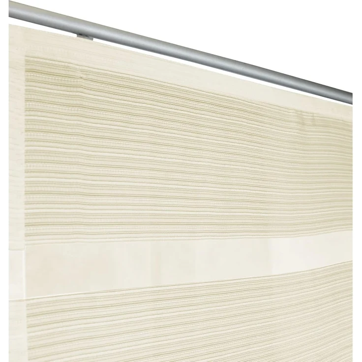 Haus und Deko Schiebegardine Flächenvorhang 60x245 cm halbtransparent gestreift Schiebegardine (1 St), Paneelwagen, halbtransparent, Polyester – Bild 5