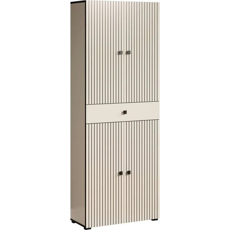 welltime Hochschrank Amrum Badezimmerschrank mit und ohne Schublade - (B/T/H) 40-70/31/186 cm – Bild 2