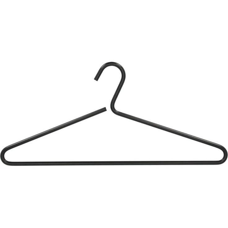 Kleiderbügel Henri 4er Set aus pulverbeschichtetem Metall, modern, Weiß, langlebig für Deine Garderobe – Bild 4