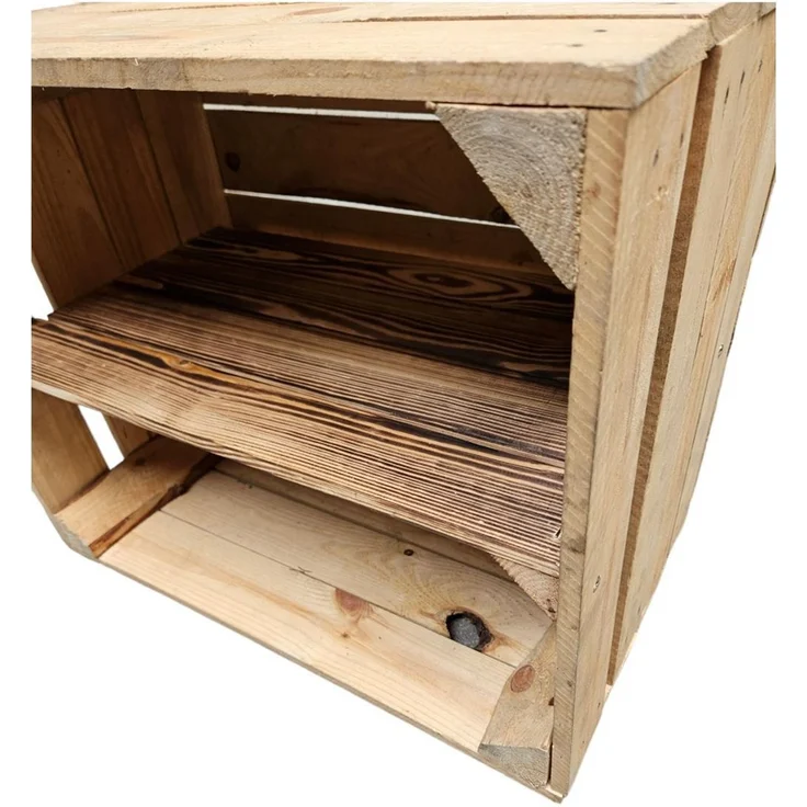 Holzkisten Vintage 3er Set 50 x 40 x 30cm Ablage Lang – Bild 5