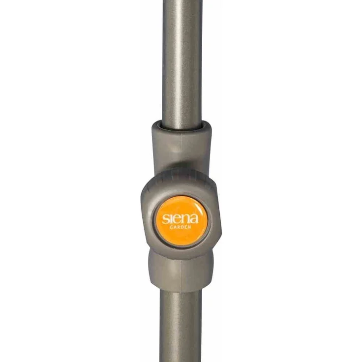 Tropico Mittelstockschirm anthrazit/grau Ø 200cm – Bild 8