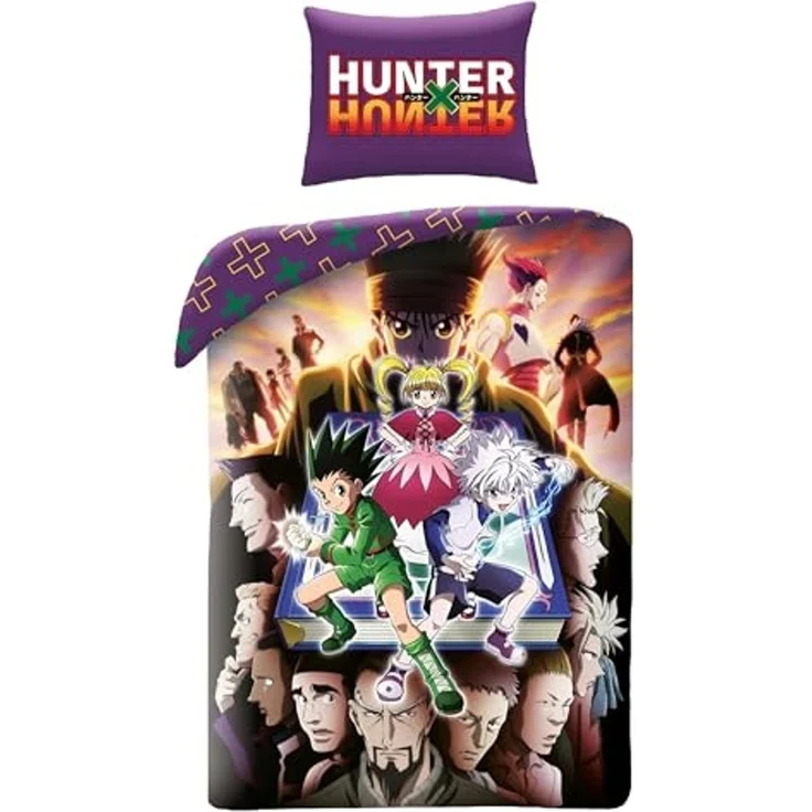 Hunter X Hunter Bettwäsche 140 x 200 cm – 100 % Baumwolle – Bild 1