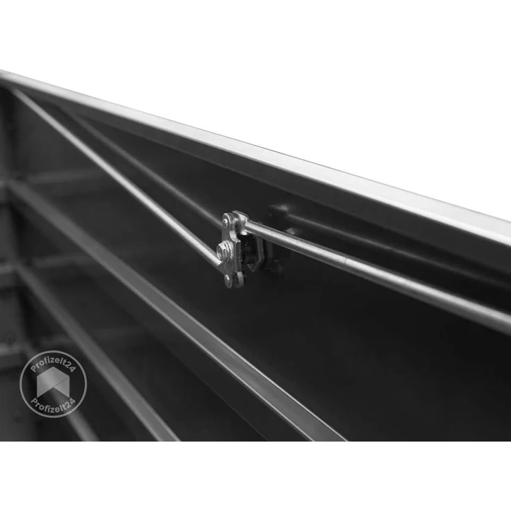 GFP Primeyard Gartenbox 102x61x61 cm Aufbewahrungsbox Auflagenbox Gartentruhe Metall Anthrazit – Bild 9