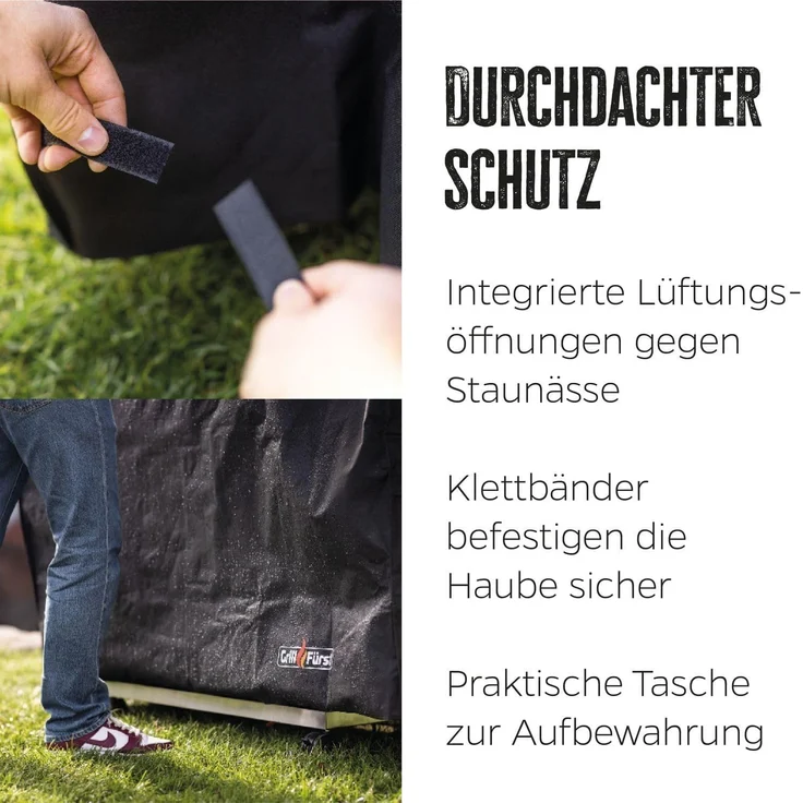 Grillfürst Grillabdeckhaube Grillfürst Abdeckhaube / Schutzhülle für Grillfürst G201 Campinggrill – Bild 6