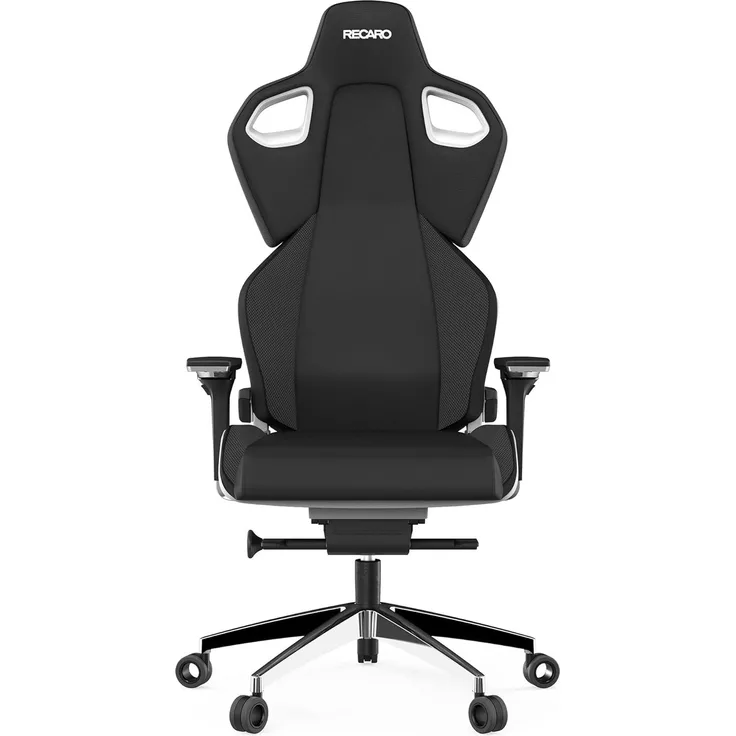 RECARO Exo Platinum Gaming Chair - ergonomischer, höhenverstellbarer Gaming Seat der Extraklasse- Black & White