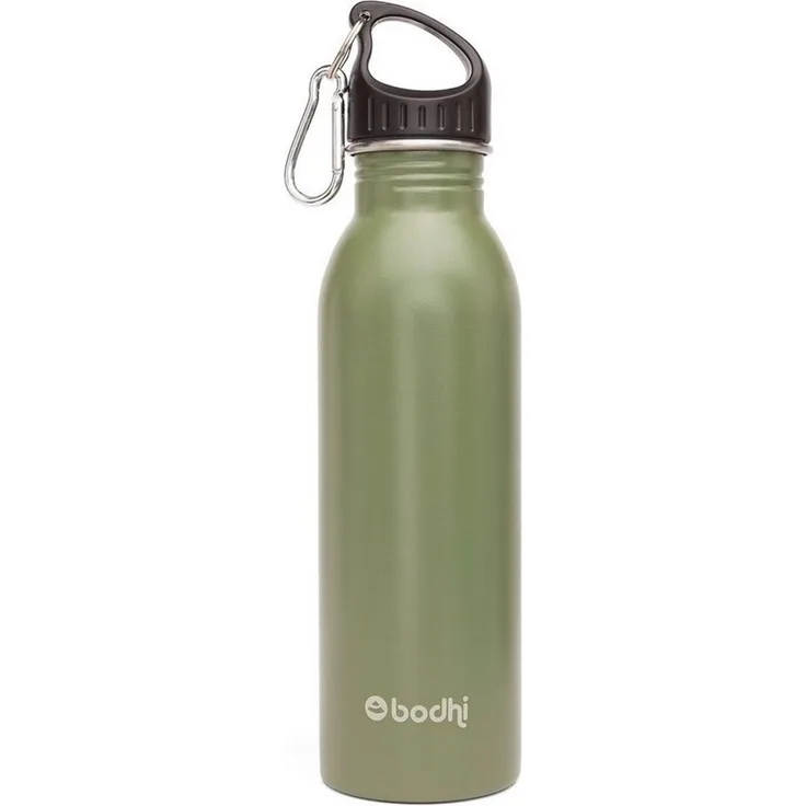 bodhi Trinkflasche Edelstahl-Trinkflasche, 700 ml, unifarben mit Print OM Triangle
