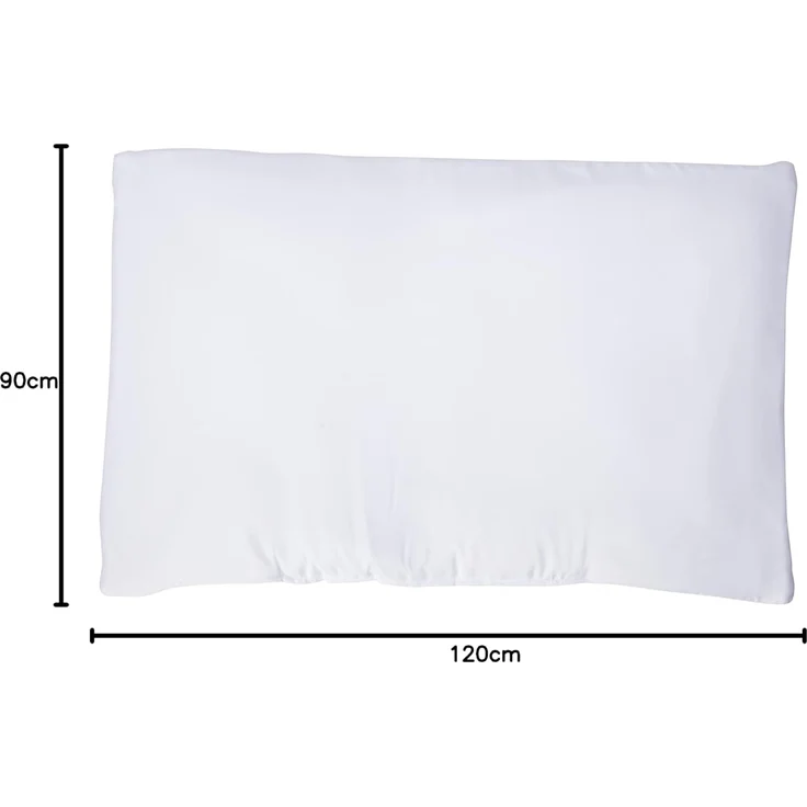 Baby-Komfortbettdecke/Bettdecke und Kissen für Kinderbett/Kinderbett (120x90 cm), Weiß – Bild 5