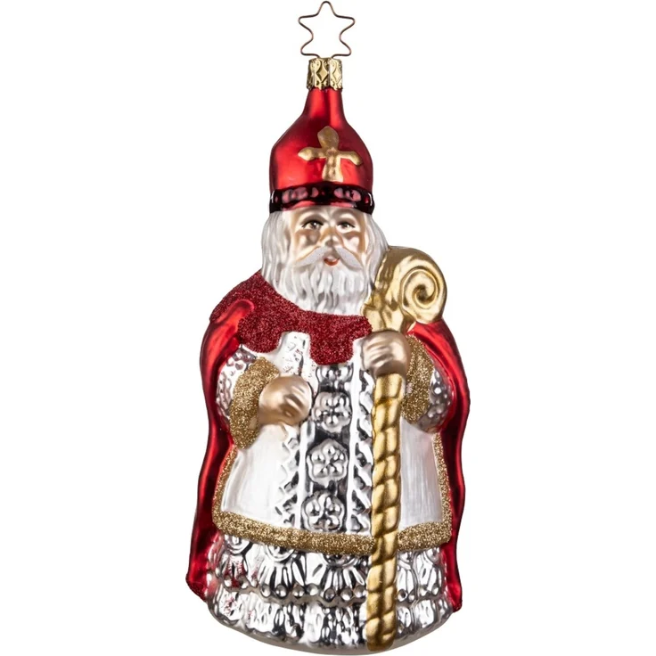 Bischof 19cm Inge-Glas Christbaumschmuck - Sammlerstück