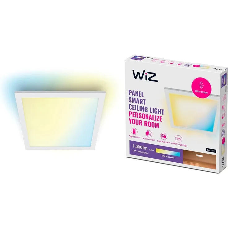 WiZ Cealing Panel SQ12W - White