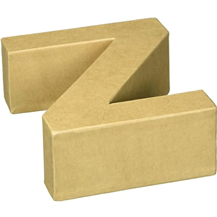 Glorex Papp-Buchstabe Z 17,5 x 5,5 cm – Bild 2