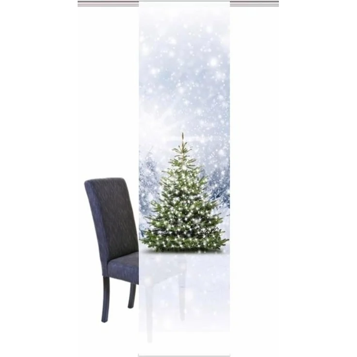 HOME WOHNIDEEN Schiebegardine WEIHNACHTSBAUM, Klettband (1 St), blickdicht, HxB: 245x60, inkl. Befestigungszubehör – Bild 4