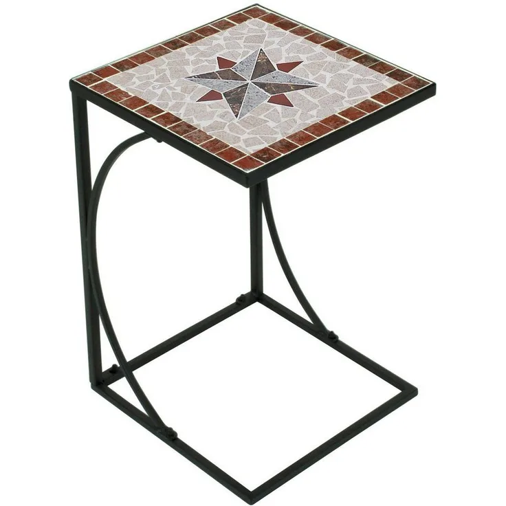 Beistelltisch AMARILLO Garten Gartentisch Outdoor Esstisch Tisch Möbel Mosaik