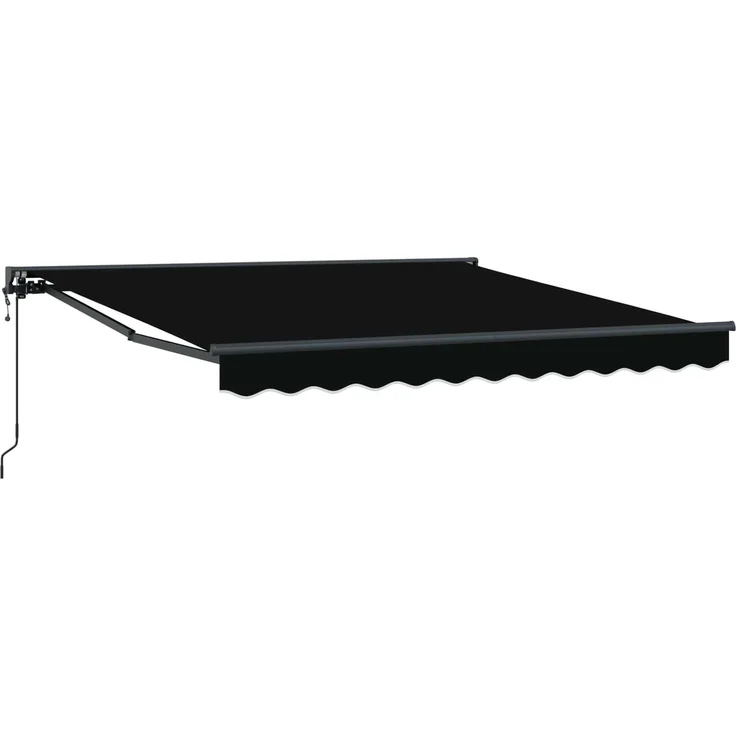 vidaXL Markisenrahmen Schwarz 300 x 250 cm 3330050 – Bild 1