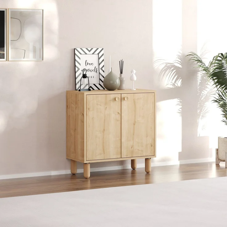 Skye Decor 'Lina - Sapphire Oak' Mehrzweckschrank, Saphir-Eiche, 72 x 73 x 36 cm – Bild 1