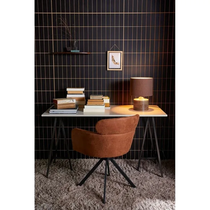 WOOOD Stuhl Fenne aus Kunstleder, Cognac