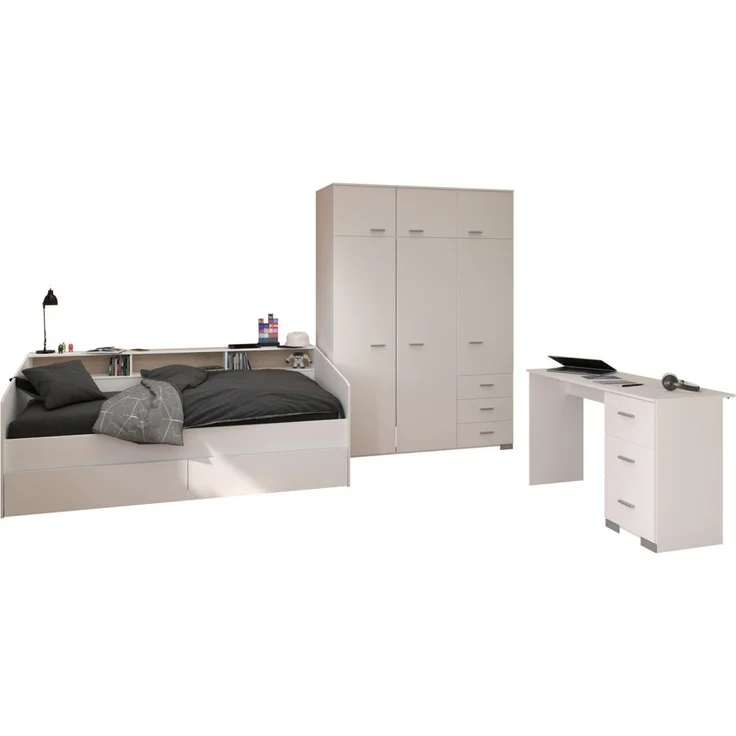 Parisot Kinderzimmer und Jugendzimmer Sleep in weiß Set 3-tlg. – Bild 6