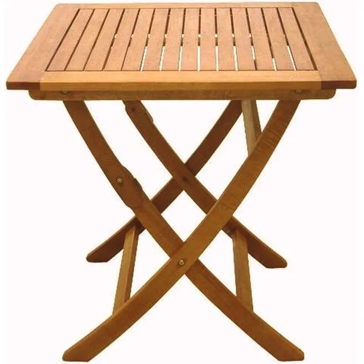 SEDEX Klapptisch Catar 80 x 80 cm Eukalyptusholz natur