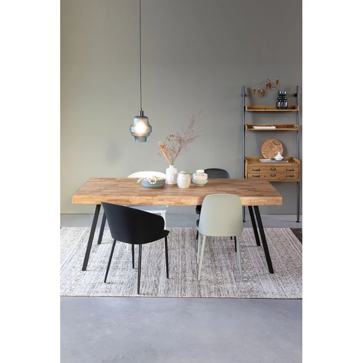 Esszimmerstuhl Gigi im 2er-Set, Schwarz mit Gestell aus Stahl 57x53,5x81 cm – Bild 10