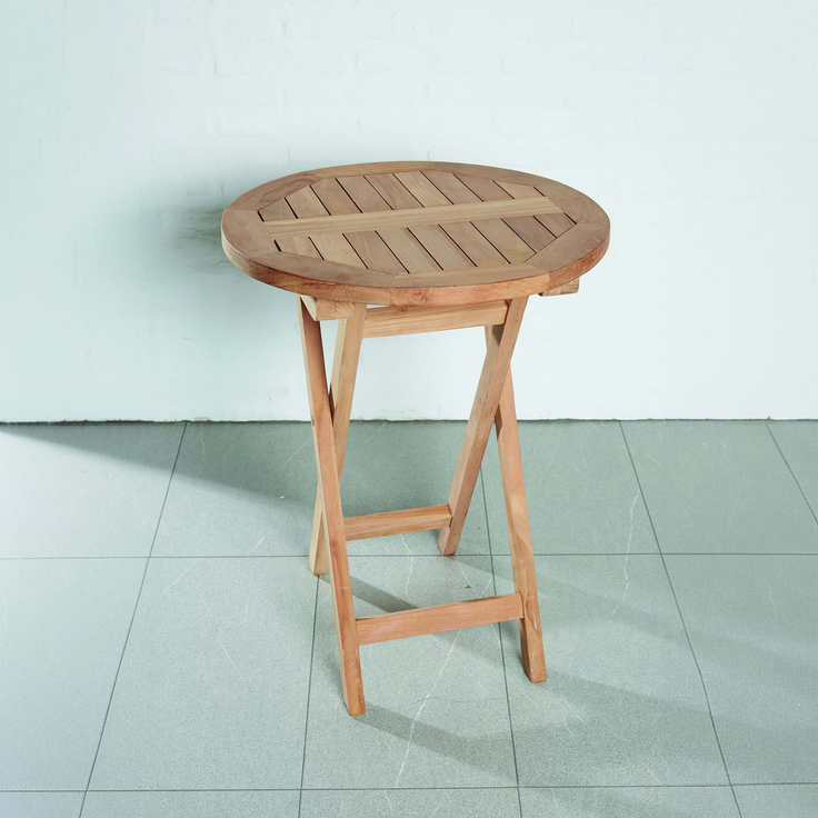 Beistelltisch Riva , Echtholz , Holzfarben , 50 x 50 x 50 cm – Bild 2