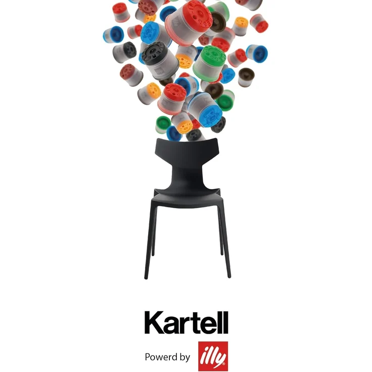 Kartell Re-Chair, Stuhl, 2-er Satz, Schwarz – Bild 6