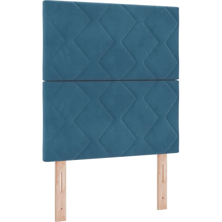 vidaXL Ottoman Bett mit Matratze Dunkelblau 80 x 200 cm Samt 3457759 – Bild 4