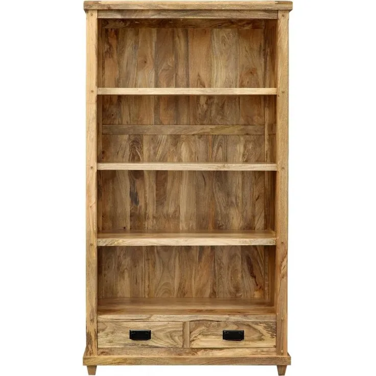 Bücherregal Devi 100x180x45 aus Mangoholz