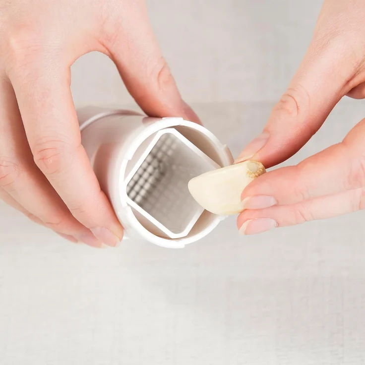 Genius - Knoblauch-Schneider G5 Knoblauchschäler Knoblauchpresse 19128 – Bild 6