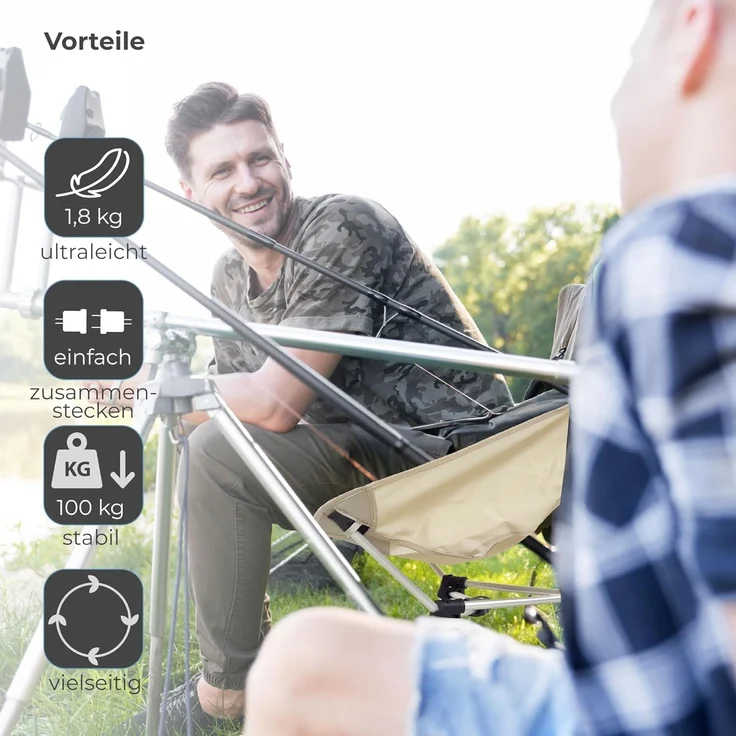 osoltus ultraleichter Faltstuhl Klappstuhl Campingstuhl Strandsessel Nordkap – Bild 7