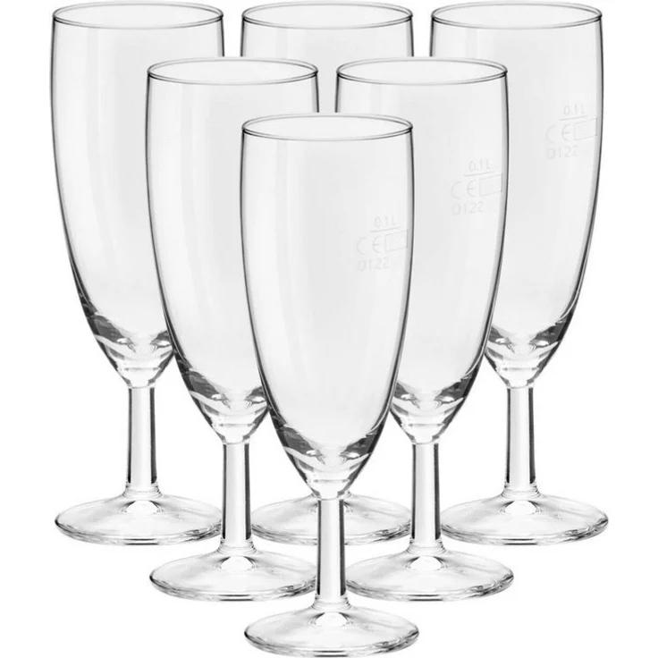 Van Well Royalty Sektglas 0,1 l geeicht 6er Set – Bild 3