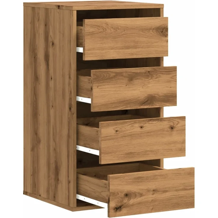 vidaXL Kommode Artisan-Eiche 40x41x76 cm Holzwerkstoff 852869 – Bild 5
