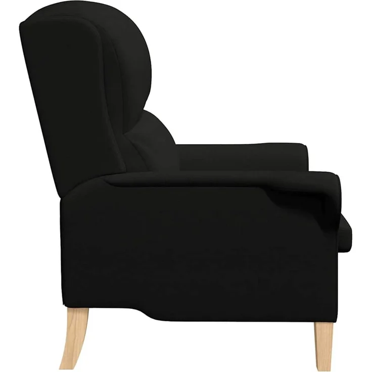 vidaXL Sessel Schwarz 76 x 94 x 102 cm Stoff 42009842 – Bild 4