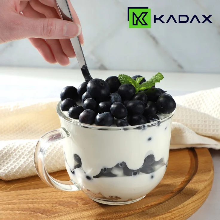 KADAX Kaffee-Tee-Glas, 480 ml, Becher mit Henkel – Bild 7