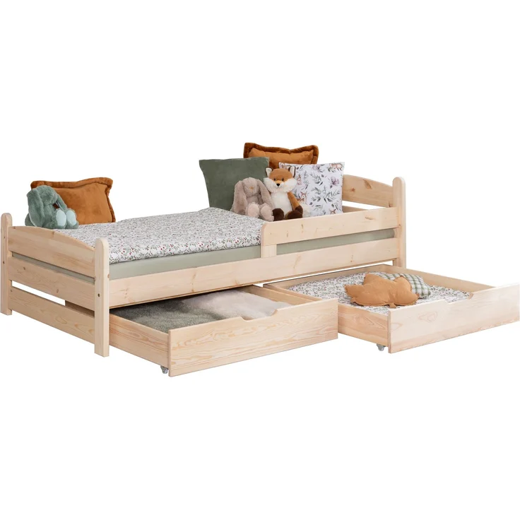 Kinderbett Einzelbett "Mello" 90x200 Kiefer massiv