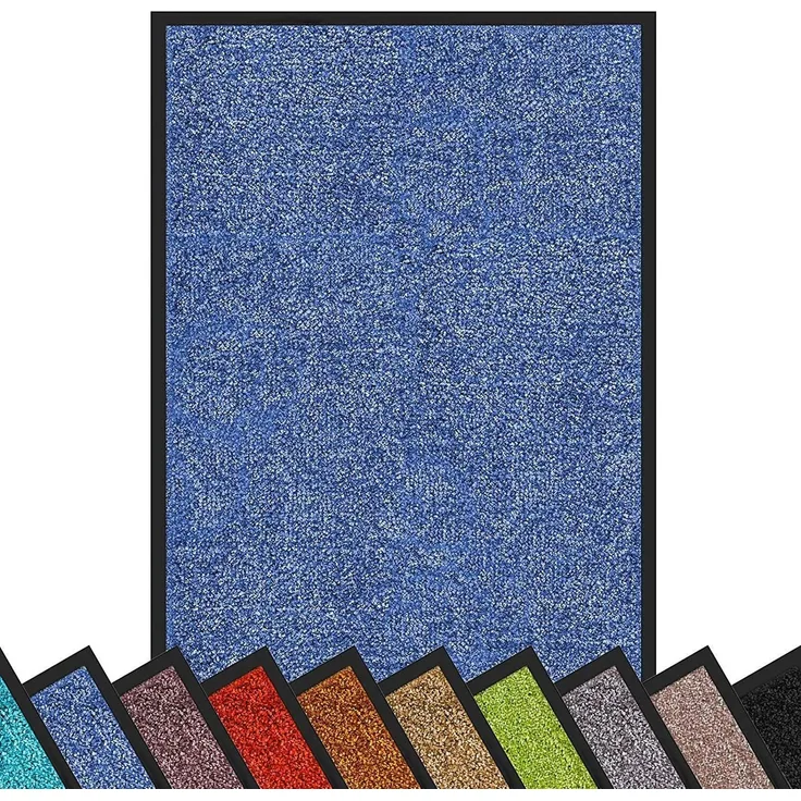 Color Your Life Fußmatte Rhine, waschbare Sauberlaufmatte mit rutschfester Rückseite, rechteckig, Höhe: 6 mm, viele Farben und Größen erhältlich