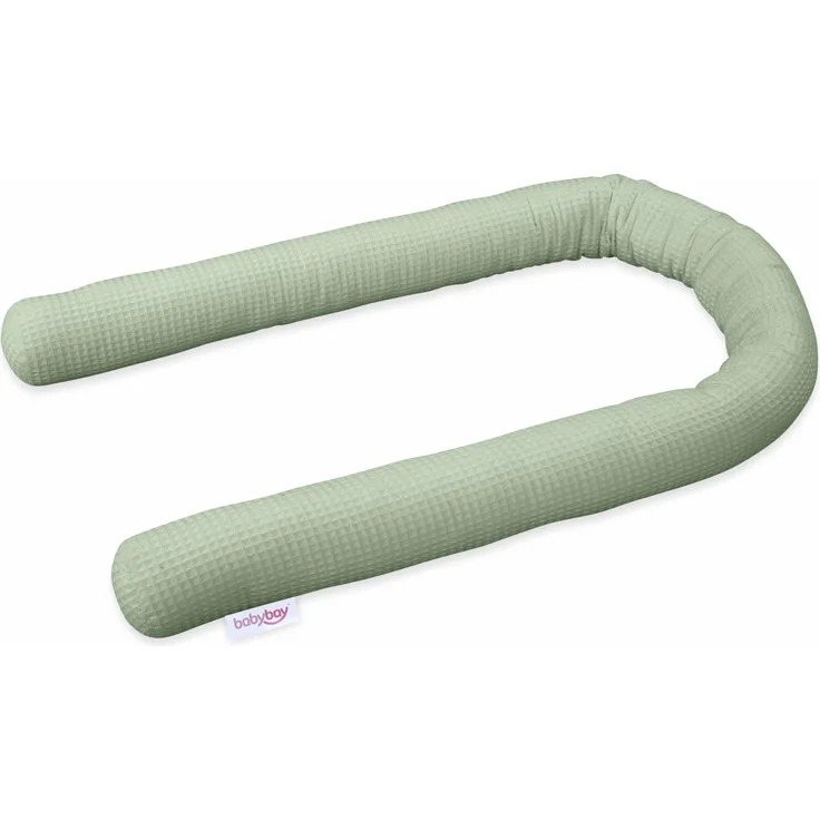 babybay Nestchenschlange Waffelpiqué 180 cm passend für alle Modelle, jadegrün