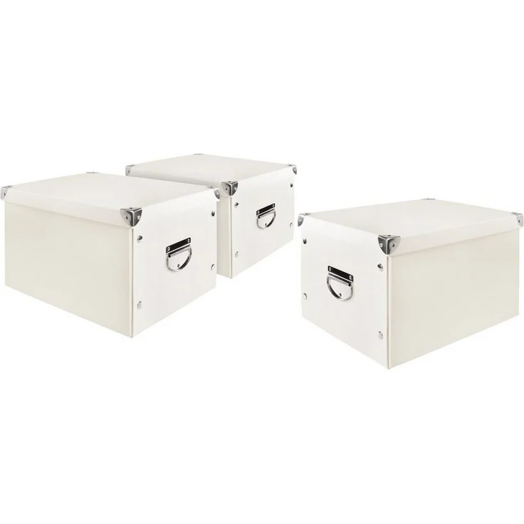 VBS Aufbewahrungsbox Aufbewahrungsbox mit Deckel, faltbar (6 St), 27 cm x 34 cm, 1 oder 3 Kisten auswählbar – Bild 3