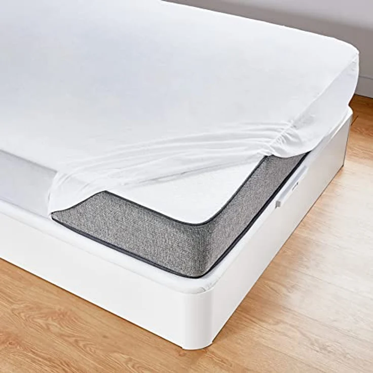 Pikolin Home PP203 Matratzenschoner, 80% Coton-20% Polyester, WeiB, Kissen 105-105x190/200 cm – Bild 4