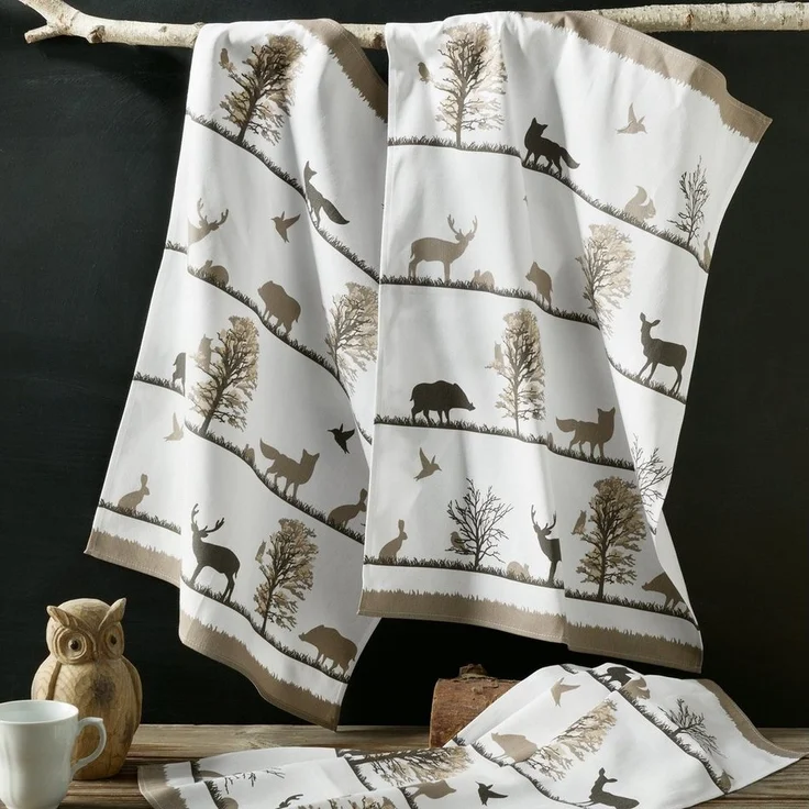 Erwin Müller Geschirrtuch Geschirrtuch 3er-Pack, Baumwolle Motiv – Bild 3