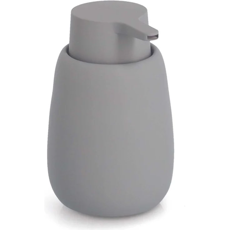 6-teiliges Badaccessoire-Set - Keramik, Grau – Bild 2