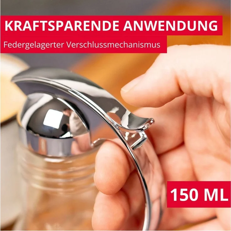WESTMARK Milchkännchen Sahnegießer/ Honiggießer, Fassungsvermögen: 150 ml – Bild 3