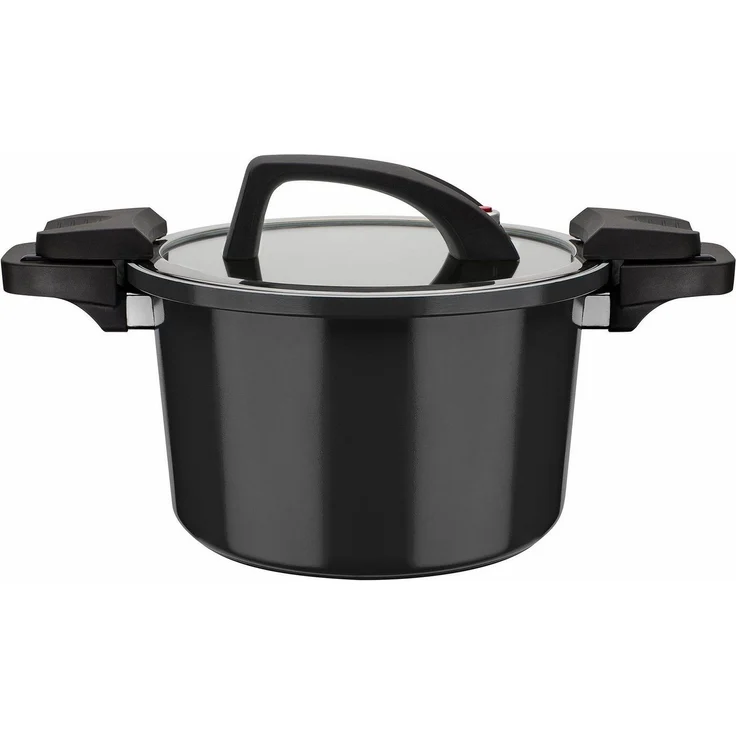 GSW Dampfgartopf Gourmet Nero, Aluminium (1-tlg), Dampfkochtopf, Induktion – Bild 5