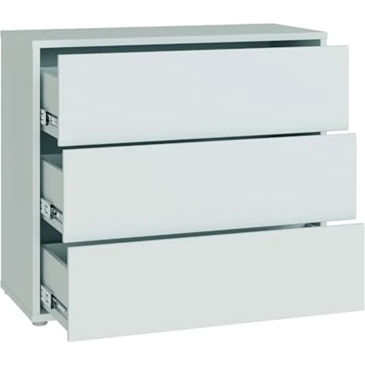 FORTE Kommode Alice Springs, Kommode, 3 Schubkästen B/H/T 94,8/83,1/41,5, Schubkästen mit Vollauszug, grifflos,Push to open – Bild 7