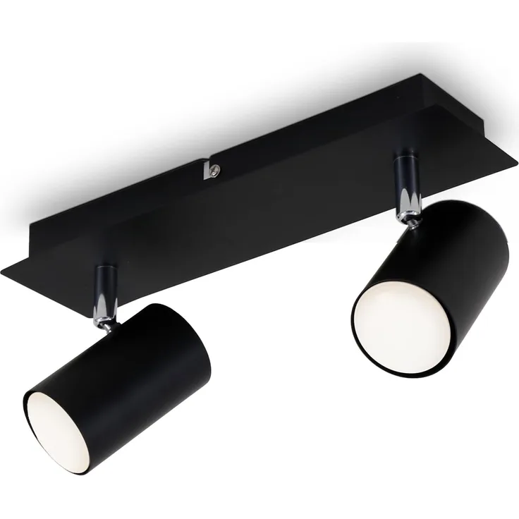 Briloner Leuchten LED Deckenspots 2857025 Run, ohne Leuchtmittel, Warmweiß, Deckenlampe, 29x8x12,3, max. 40W, GU10, Wohnzimmer, Flur