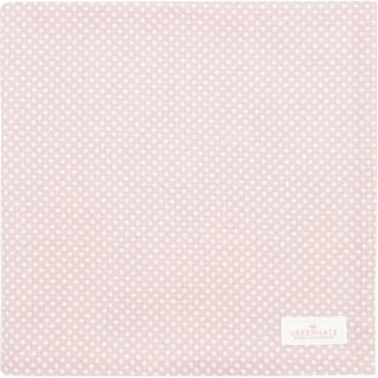 Greengate Tischdecke Dotty Tischdecke pale pink 150x150cm – Bild 1