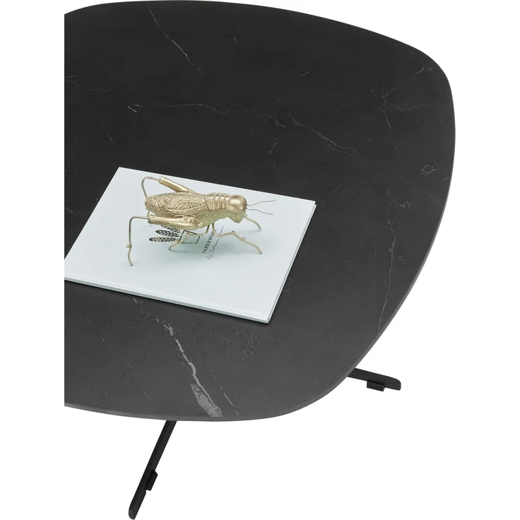 Couchtisch >Aiden< in anthrazit Steinoptik, schwarz - 80x45x80 (BxHxT) – Bild 5