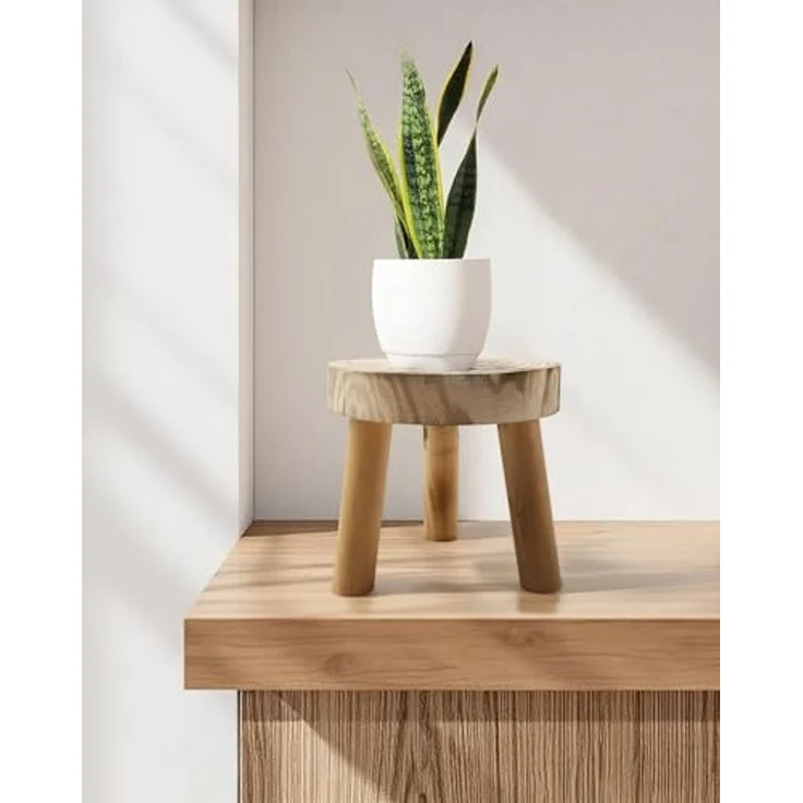 Spetebo Blumenhocker Baumscheibe rund natur - 22 x 20 cm (Anzahl, 1 St, Stück), stabiler Stand auf 3 Beinen – Bild 7